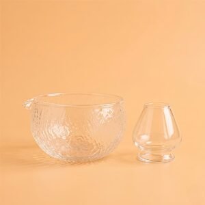 Matcha Bowl + Whisk Holder (Glass)